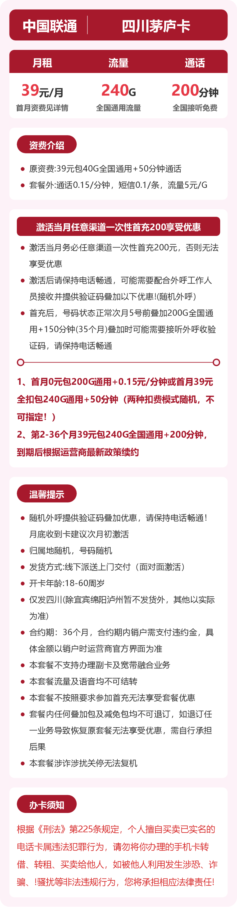 56408-联通四川茅庐卡详情图